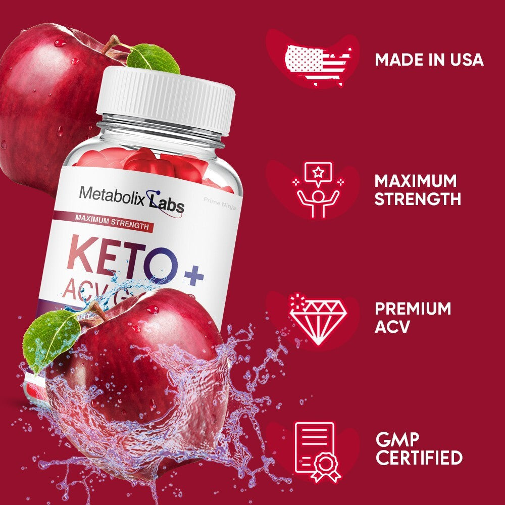 Metabolix Labs Keto ACV Gummies, Metabolix Labs Keto Gummies Official (5 Pack)
