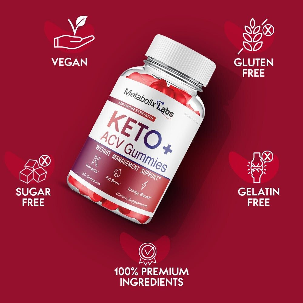 Metabolix Labs Keto ACV Gummies, Metabolix Labs Keto Gummies Official (5 Pack)