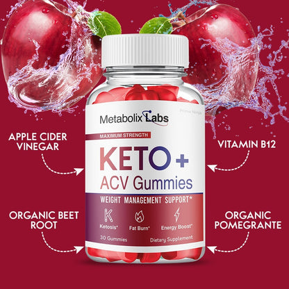 Metabolix Labs Keto ACV Gummies, Metabolix Labs Keto Gummies Official (5 Pack)